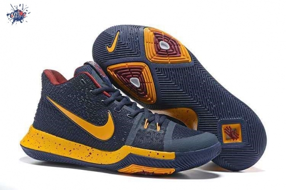 Meilleures Nike Kyrie Irving III 3 "Cleveland" Marine Jaune