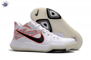 Meilleures Nike Kyrie Irving III 3 "Greased Lightning" Blanc Rouge