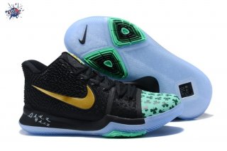 Meilleures Nike Kyrie Irving III 3 "Shamrock" Noir Vert Or