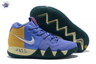 Meilleures Nike Kyrie Irving IV 4 Bleu Jaune Blanc