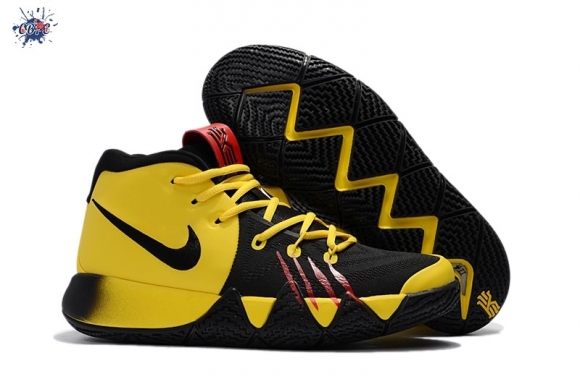 Meilleures Nike Kyrie Irving IV 4 "Bruce Lee" Jaune Noir Rouge