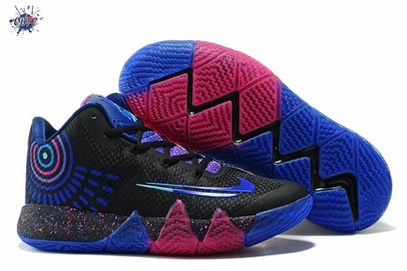 Meilleures Nike Kyrie Irving IV 4 Noir Bleu Rouge