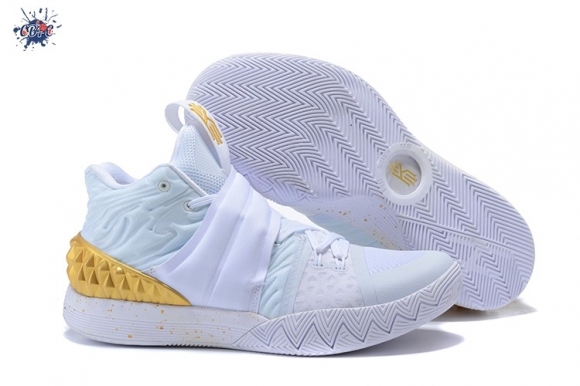 Meilleures Nike Kyrie S1 Hybrid Blanc Or