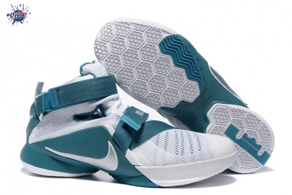 Meilleures Nike Lebron Soldier IX 9 Blanc Vert