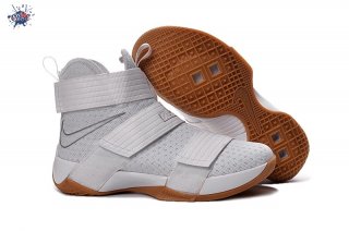 Meilleures Nike Lebron Soldier X 10 Blanc Marron