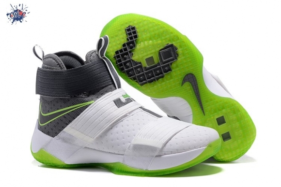 Meilleures Nike Lebron Soldier X 10 "Dunkman" Blanc Gris