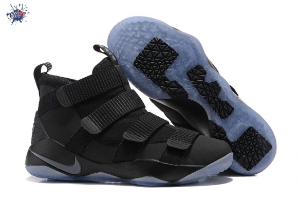 Meilleures Nike Lebron Soldier XI 11 "Prototype" Noir Bleu