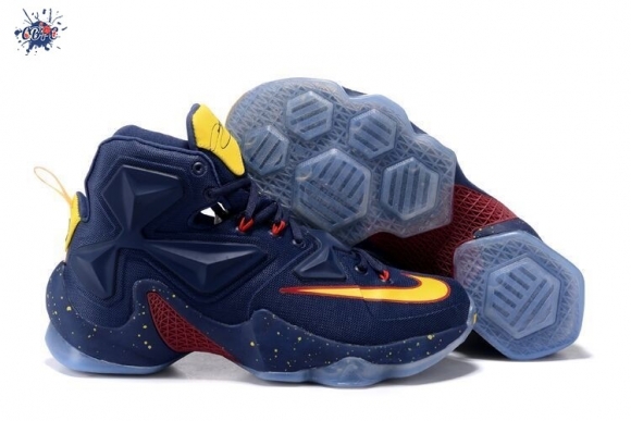 Meilleures Nike Lebron XIII 13 Marine Jaune