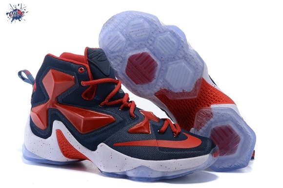 Meilleures Nike Lebron XIII 13 Marine Rouge Blanc