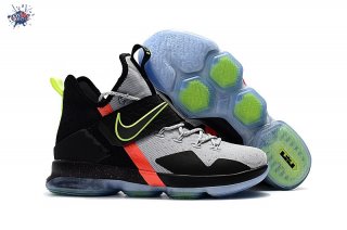 Meilleures Nike Lebron XIV 14 Blackgrey Volt Red