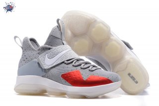 Meilleures Nike Lebron XIV 14 Gris Rouge