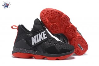 Meilleures Nike Lebron XIV 14 Noir Blanc Rouge