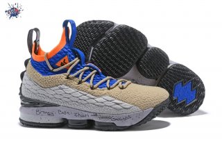 Meilleures Nike Lebron XV 15 "Mowabb" Gris Bleu Orange (ar4831-900)