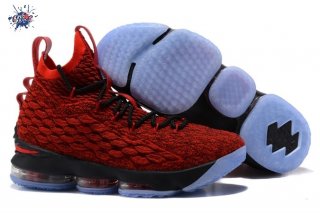 Meilleures Nike Lebron XV 15 Rouge Blanc Noir