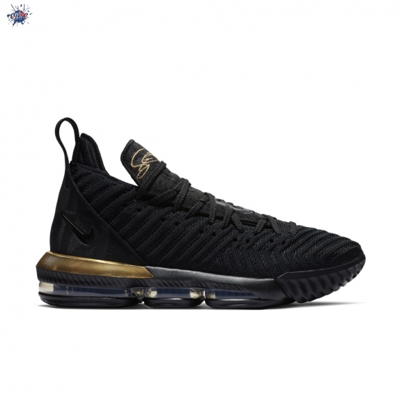 Meilleures Nike Lebron XVI 16 Ep "Im King" Noir Or (bq5970-007)