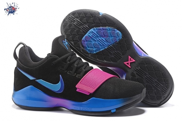 Meilleures Nike PG 1 Enfant "Flip The Switch" Noir Bleu