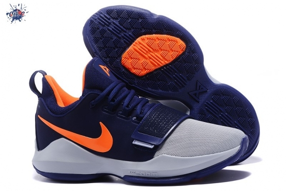 Meilleures Nike PG 1 Marine Gris Orange