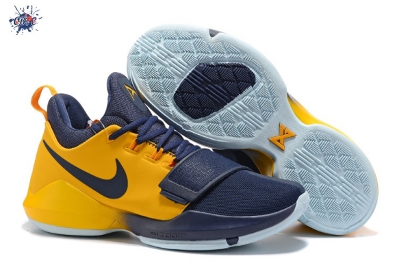 Meilleures Nike PG 1 Marine Jaune