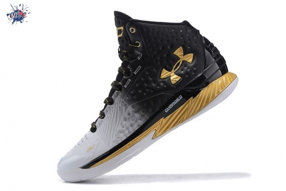 Meilleures Under Armour Curry 1 "Mvp" Blanc Noir Métallique Or