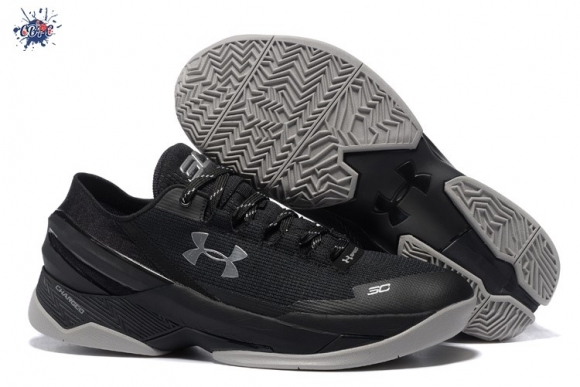 Meilleures Under Armour Curry 2 Low Noir Gris