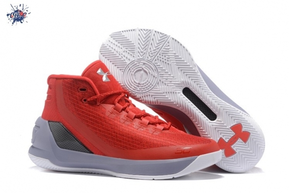 Meilleures Under Armour Curry 3 "Red Hot Santa" Orange Noir