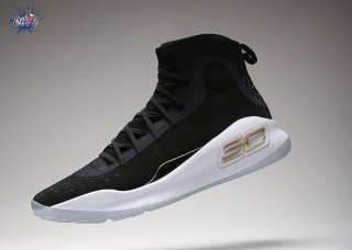 Meilleures Under Armour Curry 4 "Away" Noir Métallique Or