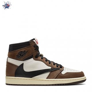 Meilleures Air Jordan 1 High Og "TraVIs Scott" Moka (CD4487-100)