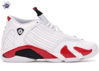 Meilleures Air Jordan 14 (GS) Retro "Rip Hamilton" Bianco Rouge (487524-100)