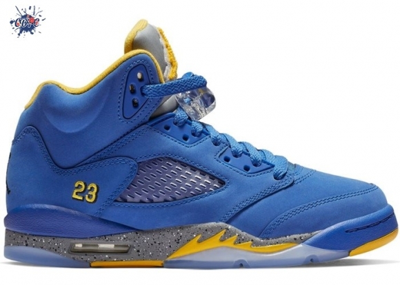 Meilleures Air Jordan 5 Retro (GS) Laney Varsity Royal (CI3287-400)