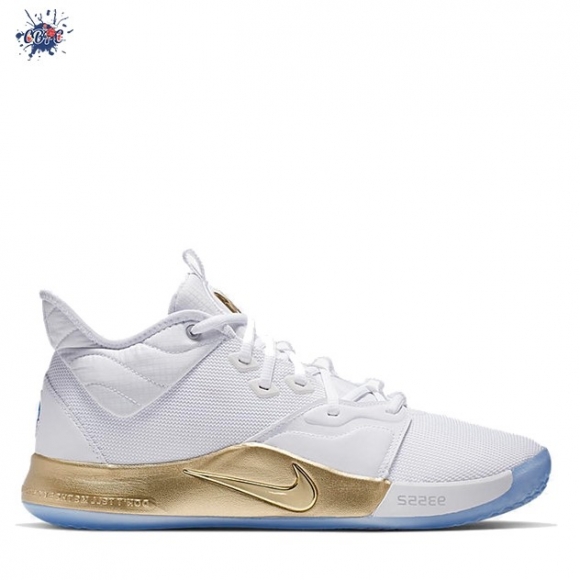 Meilleures Nike PG 3 Nasa "Apollo Missions" Or Bianco (CI2666-100)