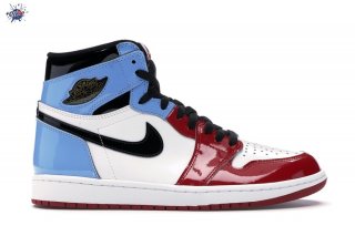 Meilleures Air Jordan 1 High Retro "Fearless" Unc Chicago Blanc Bleu Rouge (CK5666-100)