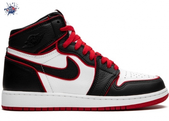 Meilleures Air Jordan 1 High Retro (GS) "Bloodline" Noir (575441-062)