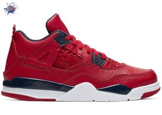 Meilleures Air Jordan 4 (PS) Retro "Fiba" 2019 Rouge (BQ7669-617)