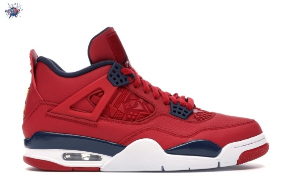 Meilleures Air Jordan 4 Retro "Fiba" (2019) Rouge (CI1184-617)