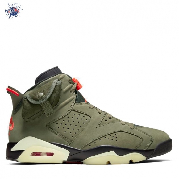 Meilleures Air Jordan 6 "Travis Scott" Medium Olive (CN1084-200)