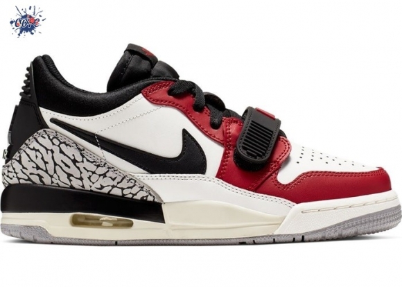 Meilleures Air Jordan Legacy 312 Low (GS) "Chicago" Blanc Rouge (CD9054-106)