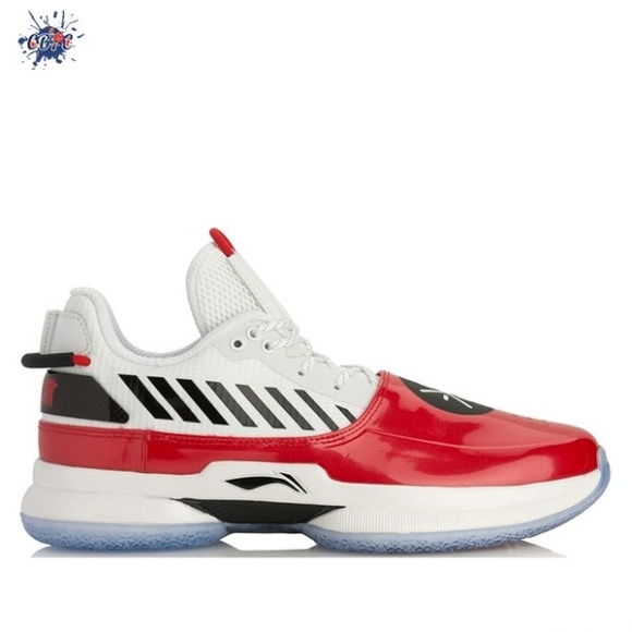 Meilleures Li Ning Way Of Wade 7 "Overtown" Rouge Blanc (ABAN079-2)