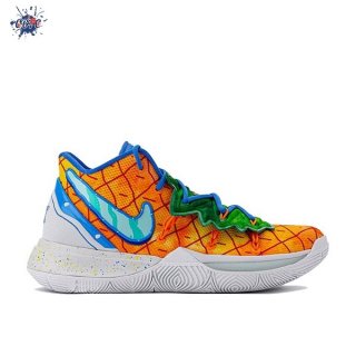 Meilleures Nike Kyrie Irving V 5 "Spongebob Pineapple House" Orange (CJ6950-800/CJ6951-800)