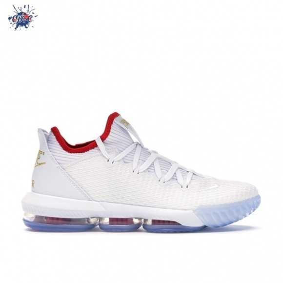 Meilleures Nike Lebron XVI 16 Low "Draft Day" Blanc (CI2668-100)