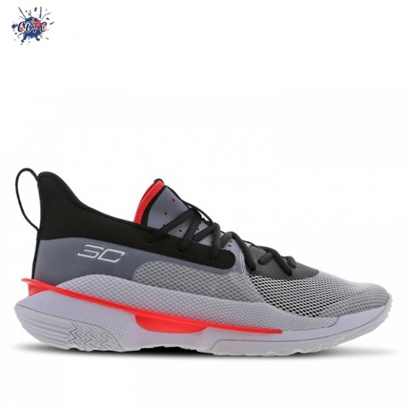 Meilleures Under Armour Curry 7 (GS) "Undrtd" Gris (3022113-100)