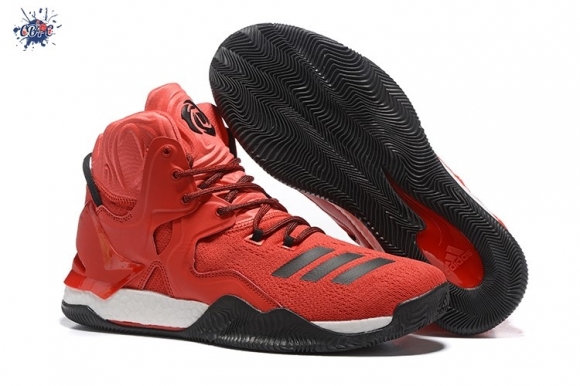 Meilleures Adidas Derrick Rose 7 Rouge Noir