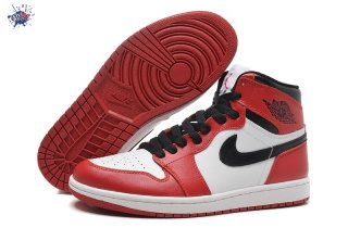 Meilleures Air Jordan 1 Noir Rouge Blanc