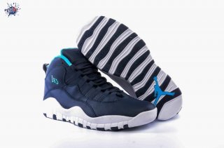 Meilleures Air Jordan 10 Foncé Bleu