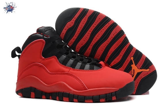 Meilleures Air Jordan 10 Rouge Enfant