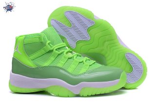 Meilleures Air Jordan 11 Fluorescent Vert