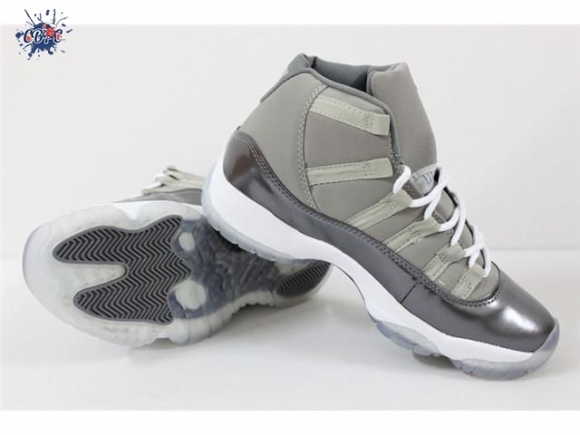 Meilleures Air Jordan 11 Gris Argent