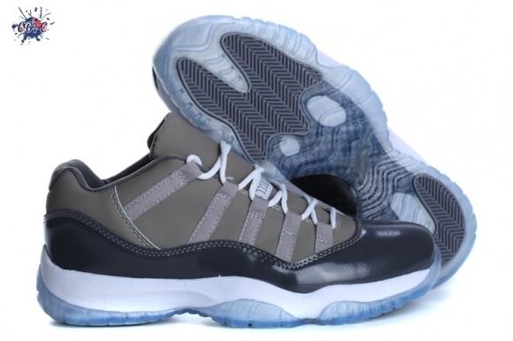 Meilleures Air Jordan 11 Gris Bleu