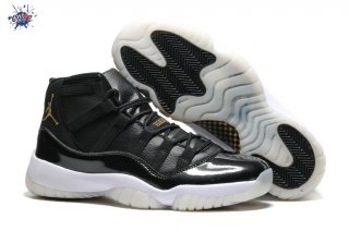 Meilleures Air Jordan 11 Noir Or Blanc