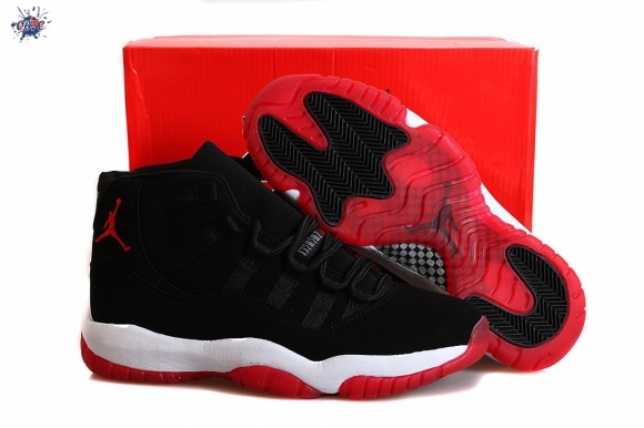 Meilleures Air Jordan 11 Rouge Noir Blanc