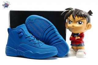 Meilleures Air Jordan 12 Bleu Enfant